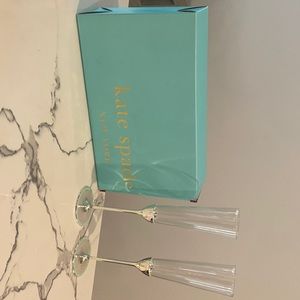 Kate Spade Take the Cake Toasting Flutes